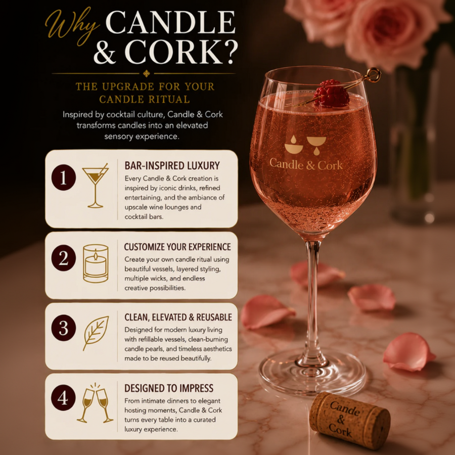 Blushing Rosé Candle